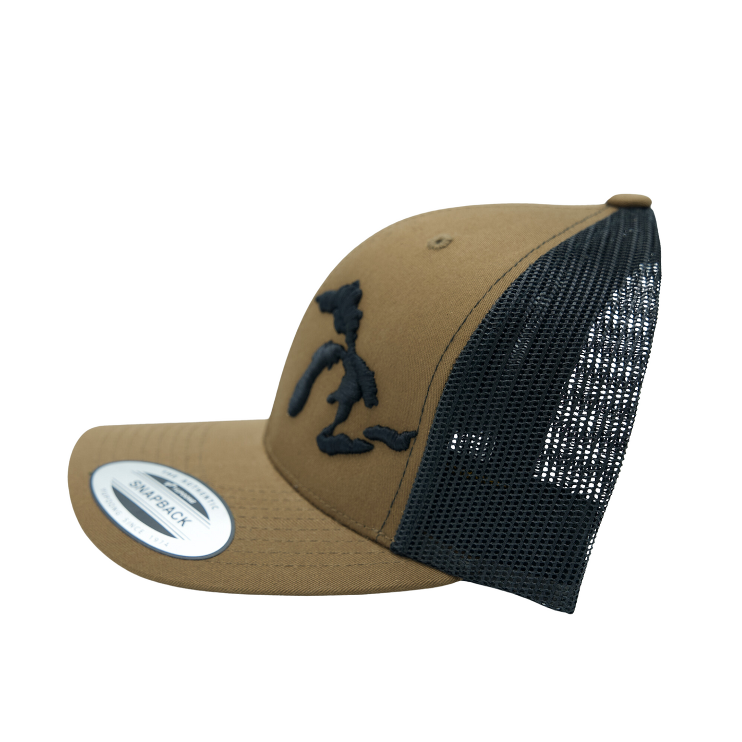 Great Lakes Trucker Hat Dark Brown/Black
