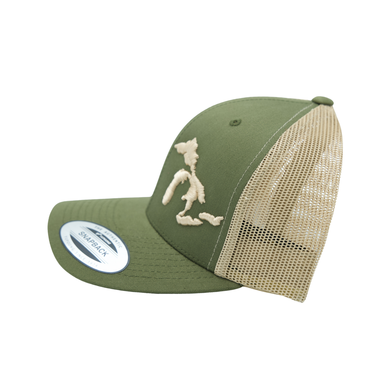 Great Lakes Trucker Hat Light Green/Tan