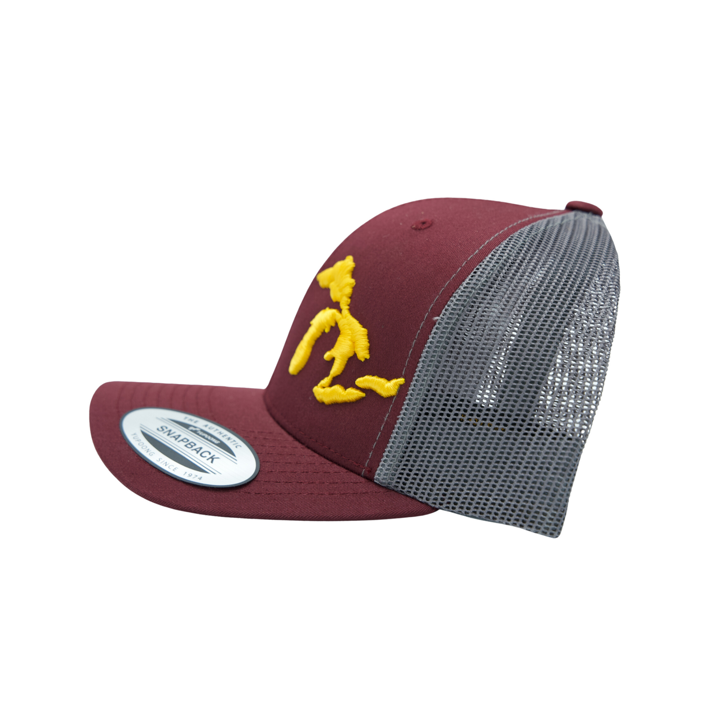 Great Lakes Trucker Hat Maroon/Gold/Grey