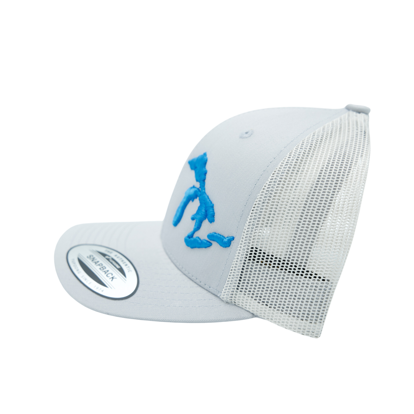 Great Lakes Trucker Hat Silver/Grey/Blue