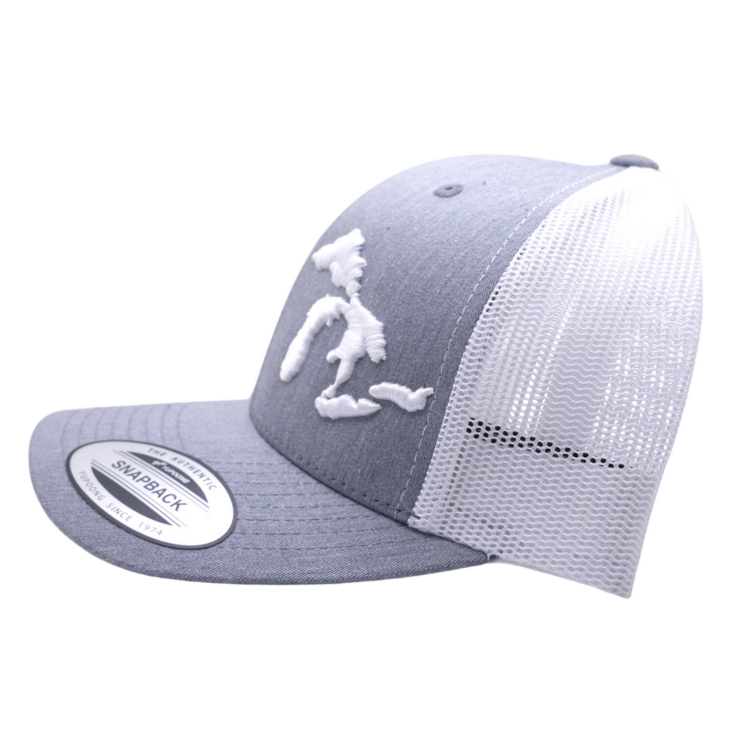 Great Lakes Trucker Hat Silver/White